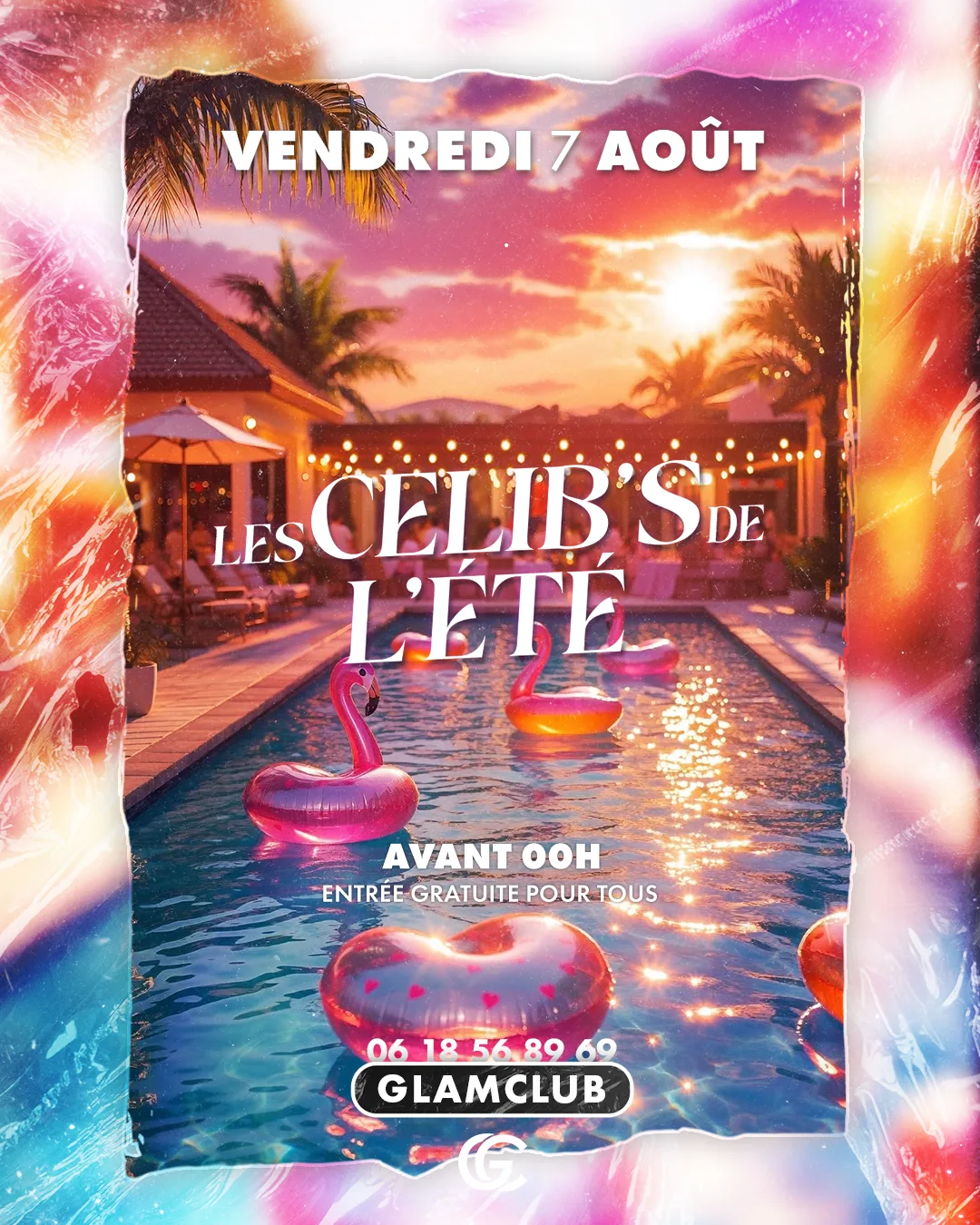 Affiche de la soirée LES CÉLIB'S DE L'ÉTÉ 💘