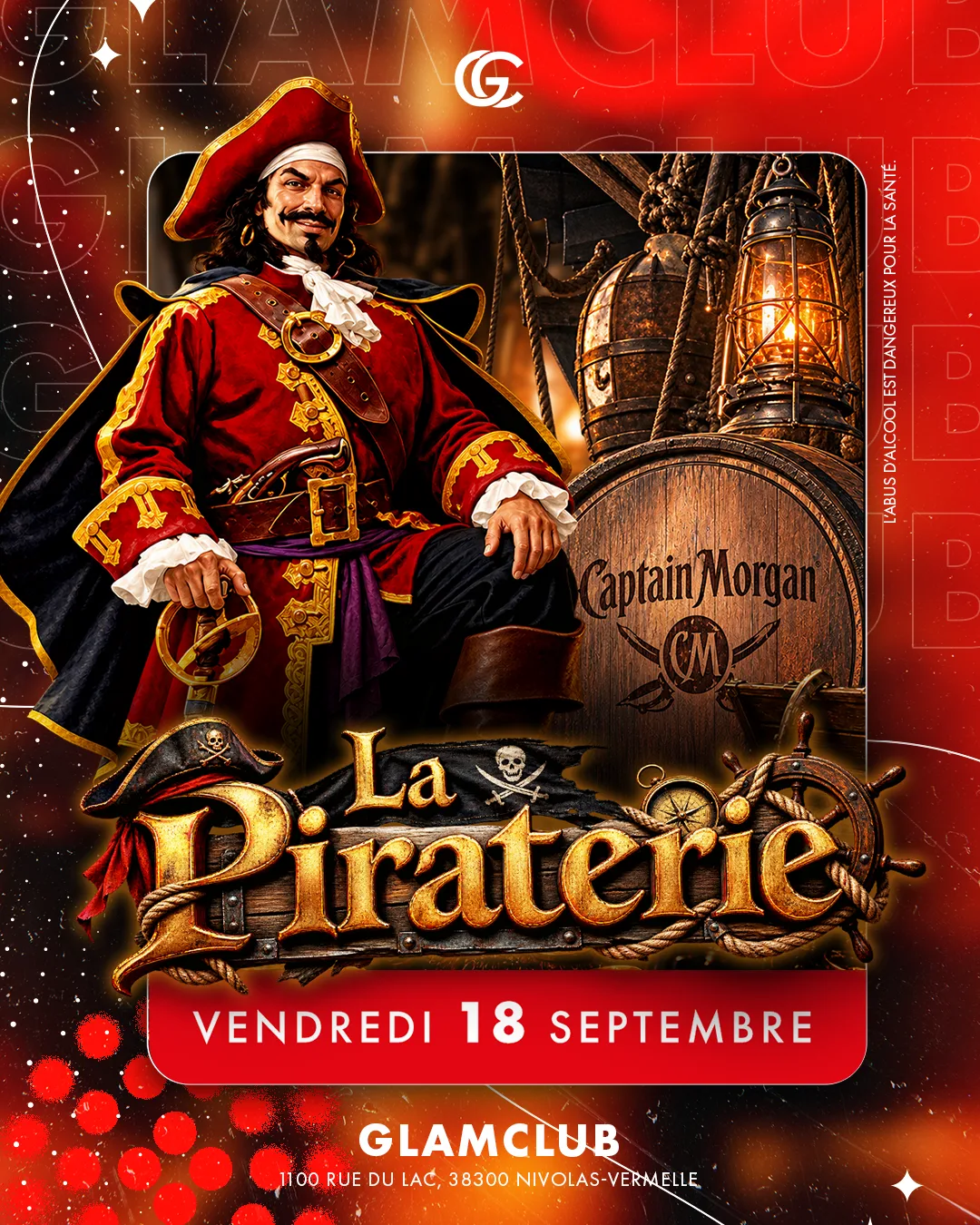 Affiche de la soirée LA PIRATERIE 🏴‍☠️