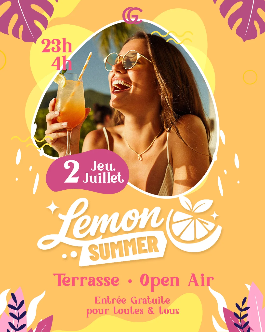 Affiche de la soirée 𝗟𝗘𝗠𝗢𝗡 𝗣𝗔𝗥𝗧𝗬 🍋